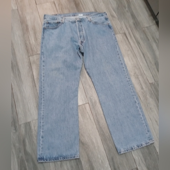 LEVI'S 501 XX Button Fly CLASSIC MEDIUM WASH MEN'S STRAIGHT DENIM JEANS 40X30 - Picture 1 of 5